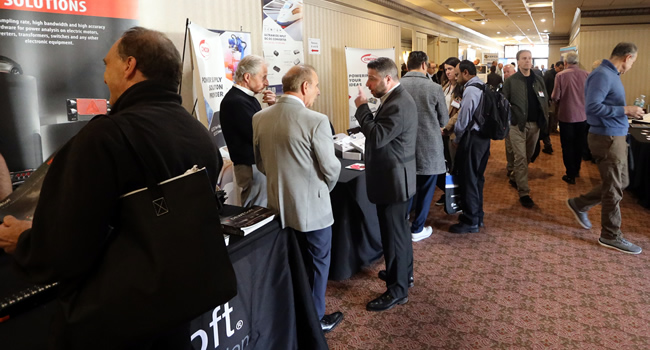 Overflow into the lobby at the 2023 IEEE LI Power Electronics Symposium