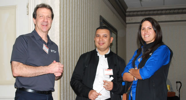 Colleagues and old friends catch up at the 2025 IEEE LI Power Electronics Symposium